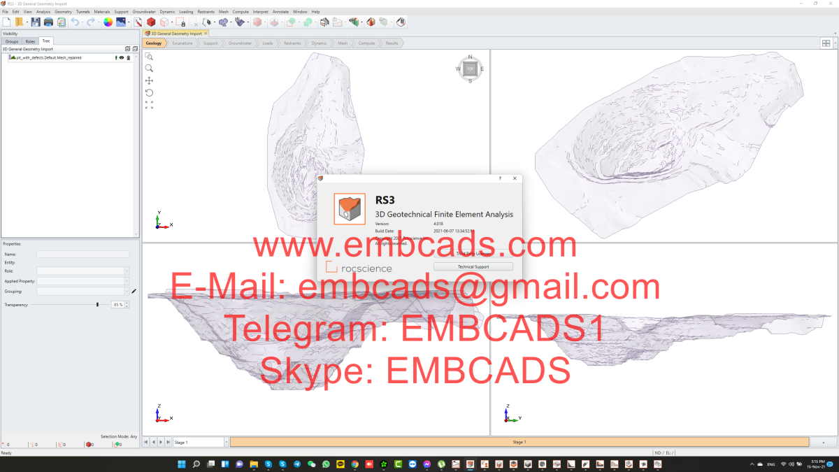 Rocscience 2021 June Full Suite | ALL 17 Module | - EmbCads Software's ...