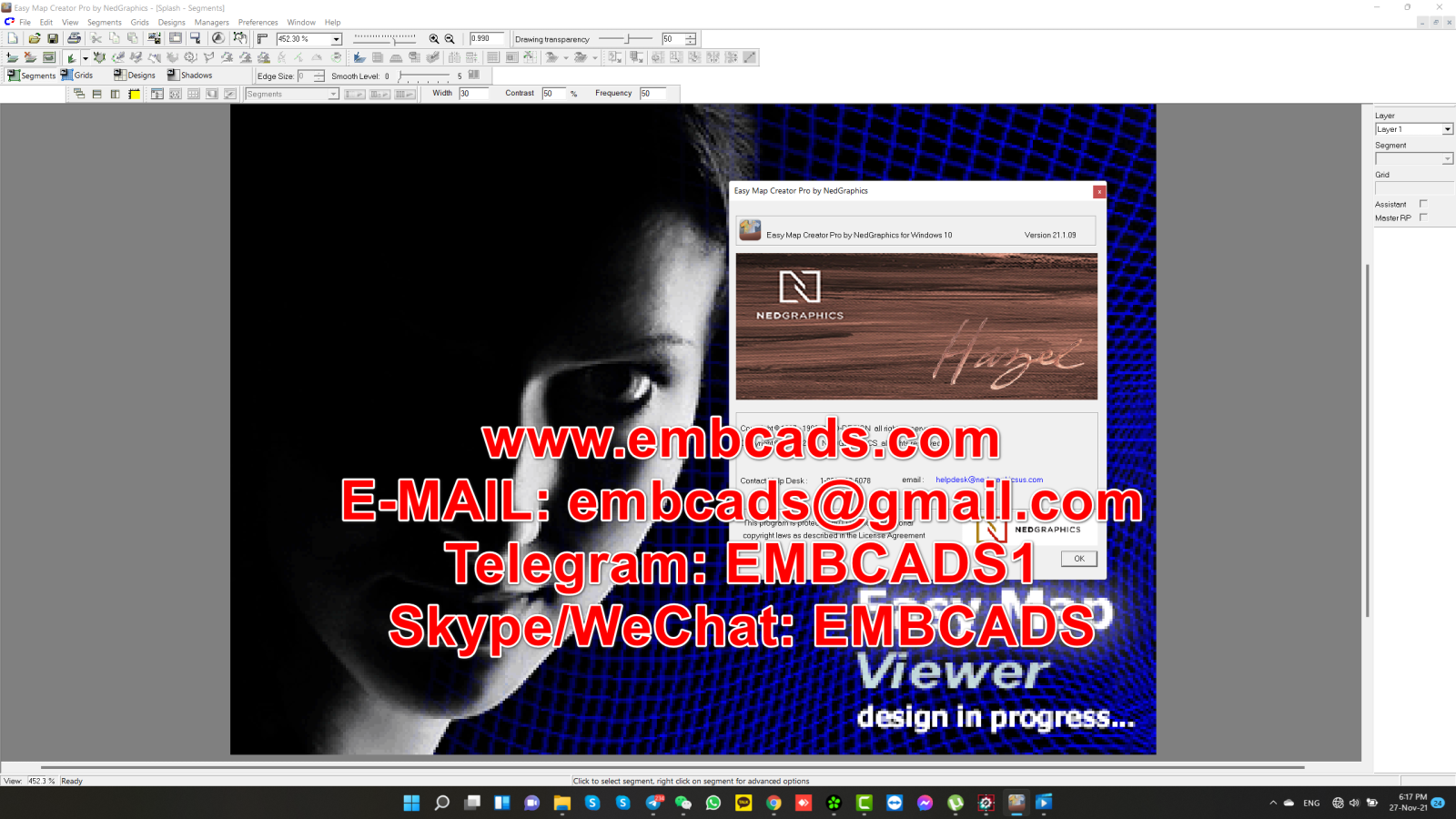 NedGraphics Easy Map Creator Pro And Easy Map Viewer V21 - EmbCads ...