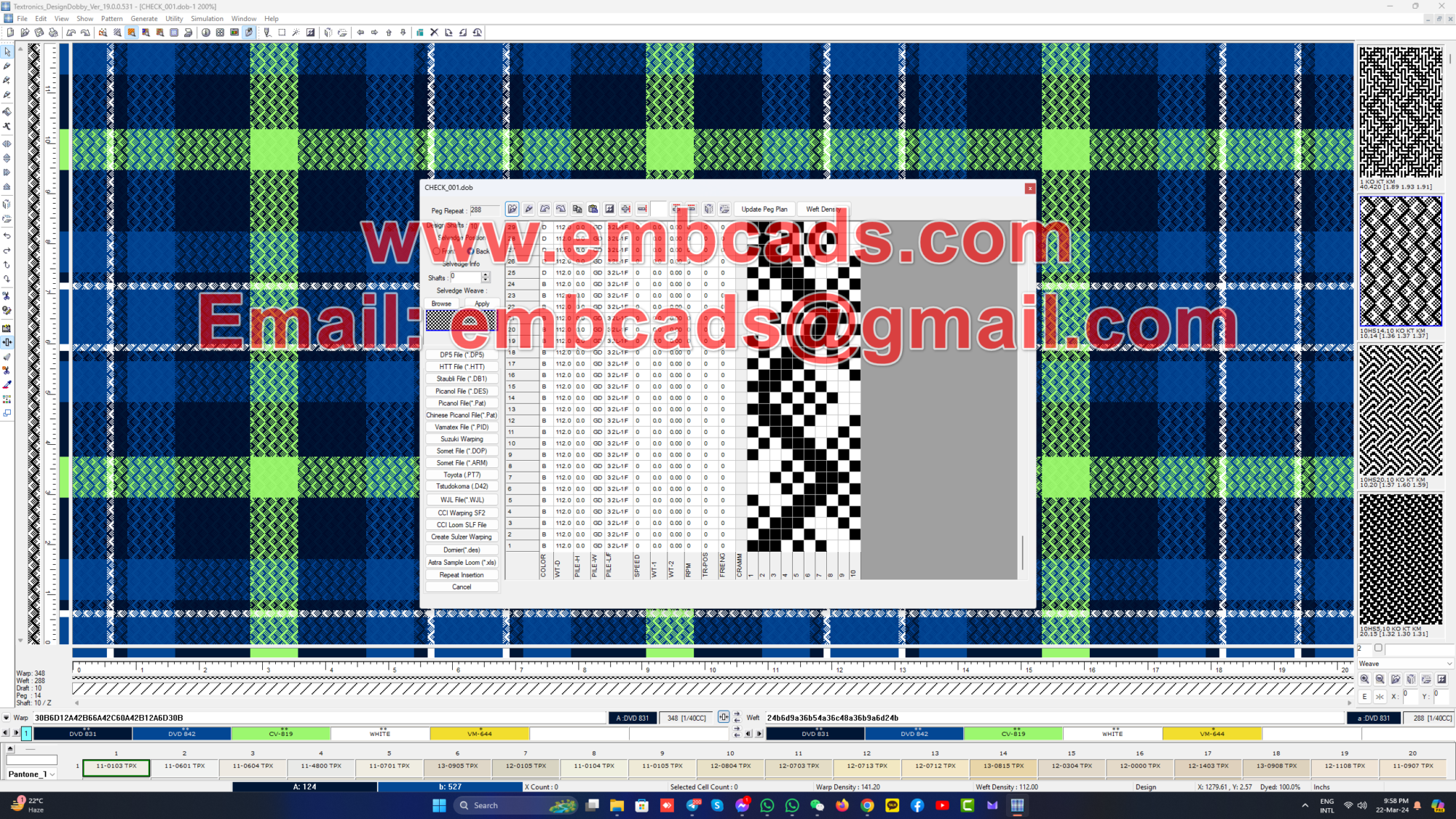 Design Dobby 2019 By Tectronics Full Module With loom Interface ...