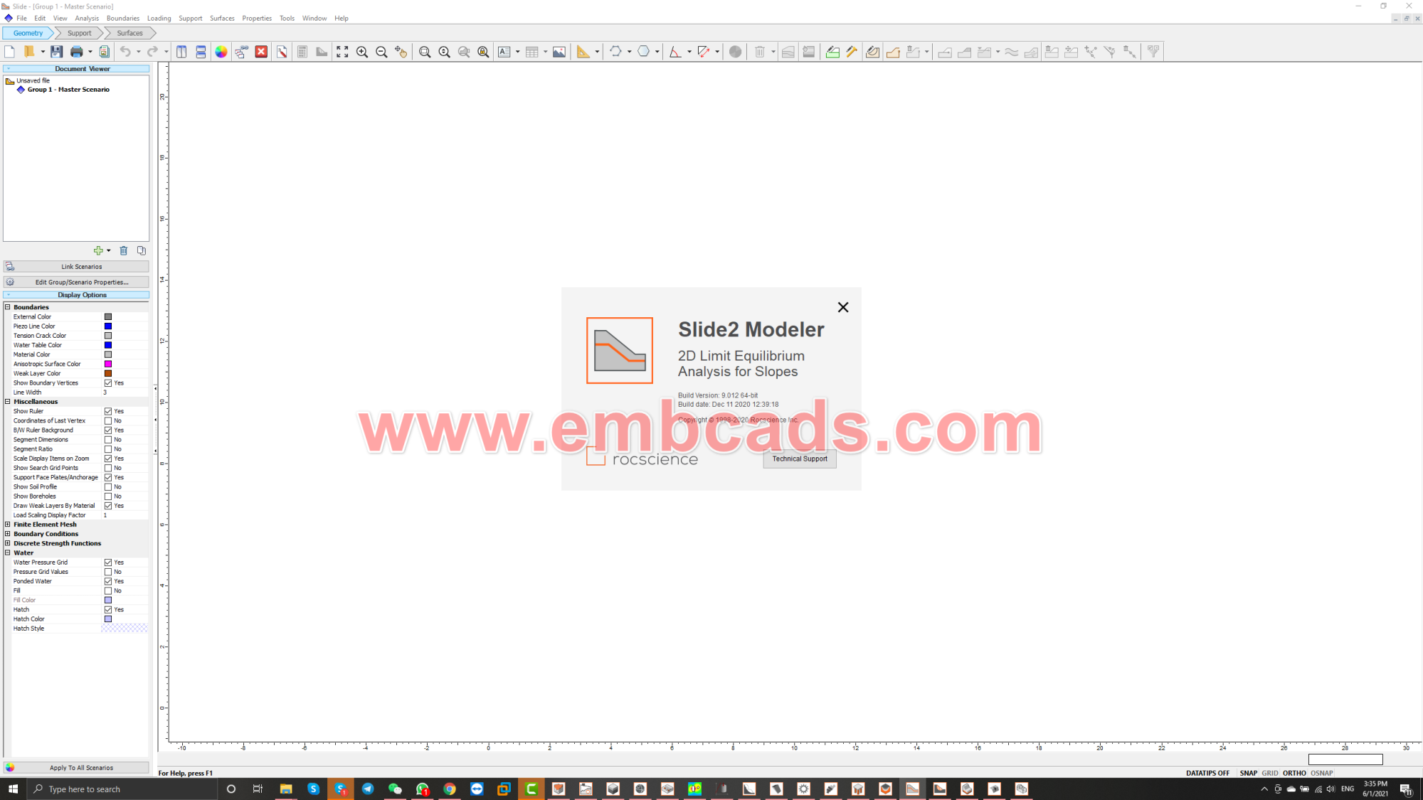 Rocscience 2021 March Full Suite - EmbCads Software's Services