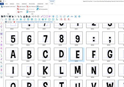 DG16 Font Creator Tool